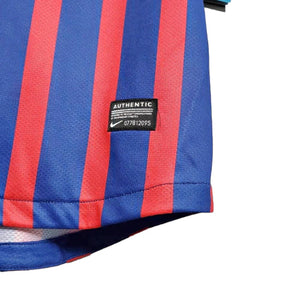 Camisa Retrô Barcelona NIke 2011/12 Masculino Azul e Grená