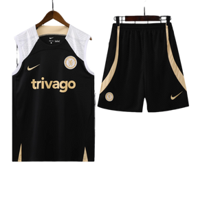 Conjunto Regata Chelsea 23/24 Nike - Preto