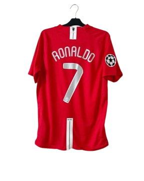 Camisa Retrô Manchester United I Home 2007/08 Masculino Vermelho