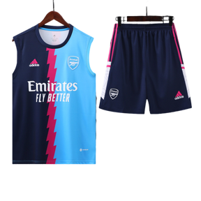 Conjunto Regata Arsenal Training 2023/24 Adidas - Azul