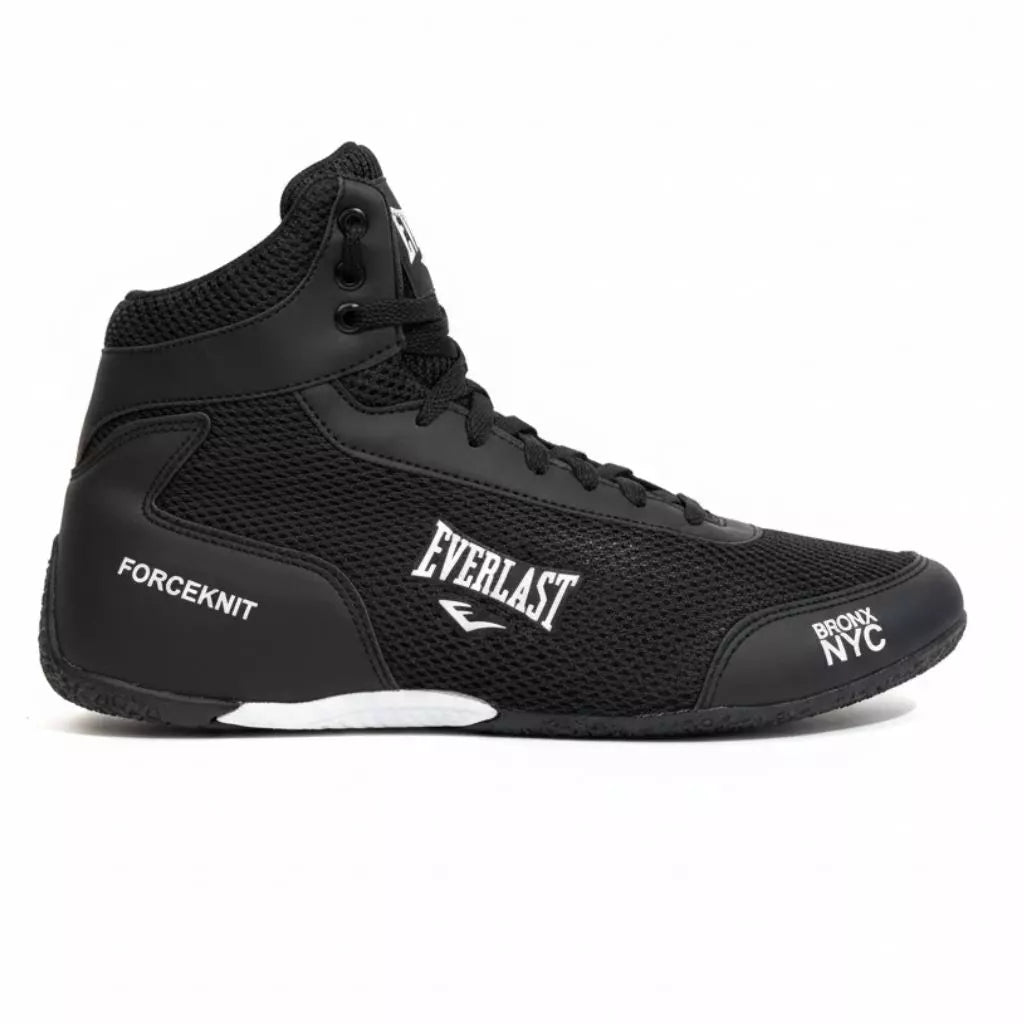 Tênis Bota Everlast Forceknit 'Preto/Branco' - Treino Academia/MMA