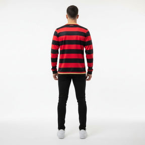 Camisa Retrô Flamengo I 2008/09 Nike Manga Longa Masculina - Vermelha e Preta