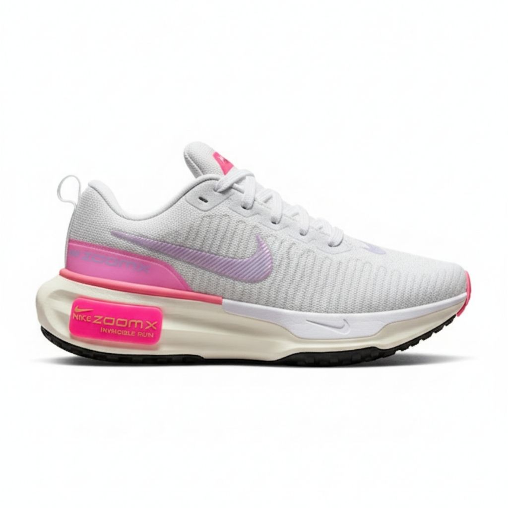 NK Zoom X Invincible Run 3 - Branco/Rosa Pink