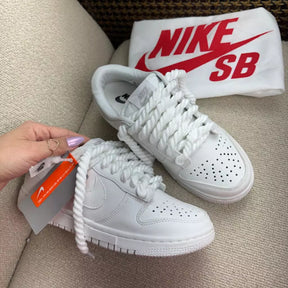 NK Dunk Low White Customizado