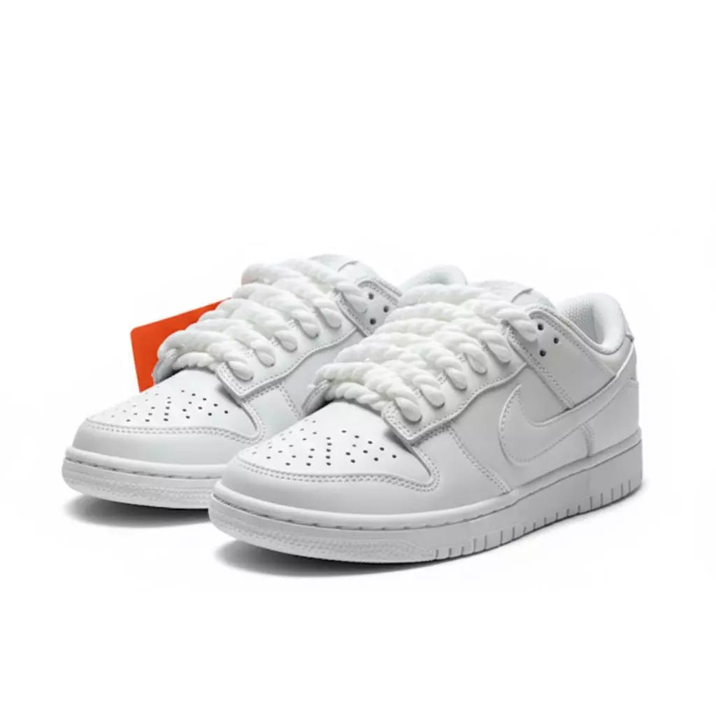 NK Dunk Low White Customizado