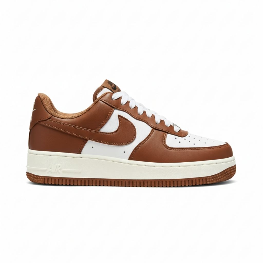 NK Air Force 1 'Mocha Cream/ Rustic Brown'