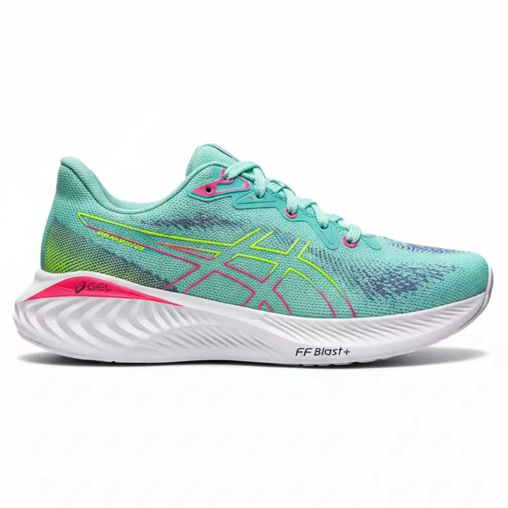 Tênis ASICS Novablast 5 'Ciano/Neon'