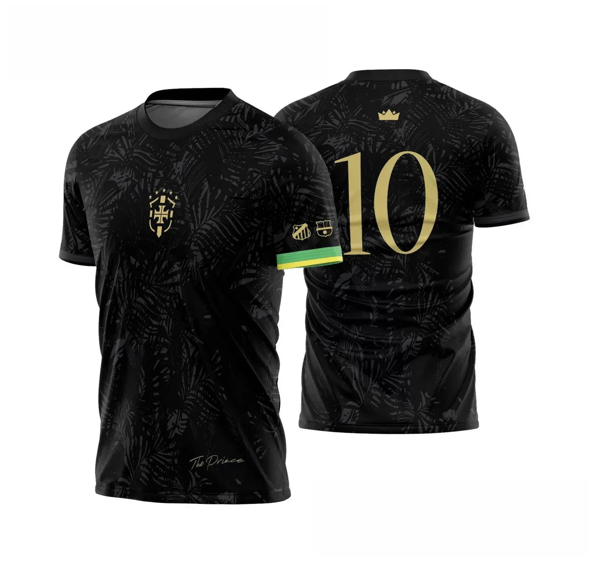 Camisa The Prince Neymar JR 10 23/24 s/n° Torcedor Masculino - Preta