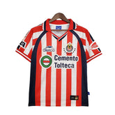 Camisa Chivas Retrô 1999/2000 Vermelha e Branca - Atletica
