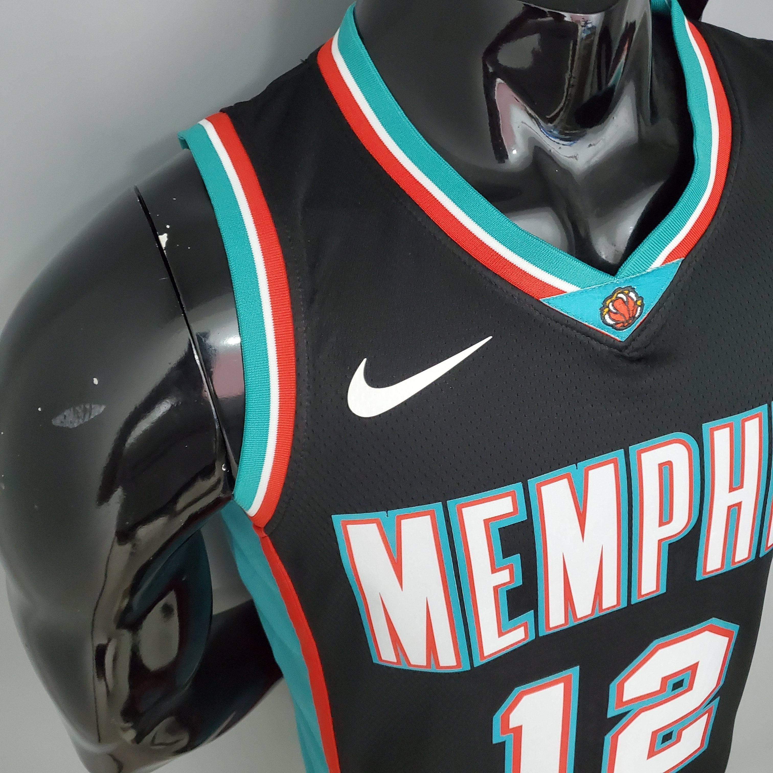 Camisa NBA Memphis Grizzlies #12 Morant - Retro Black