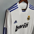 Camisa Real Madrid Titular 10/11 - Versão Retrô Manga Longa
