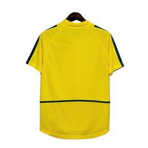 Camisa Retrô Seleção Brasileira I Home Nike 2002/03 Masculino Amarelo