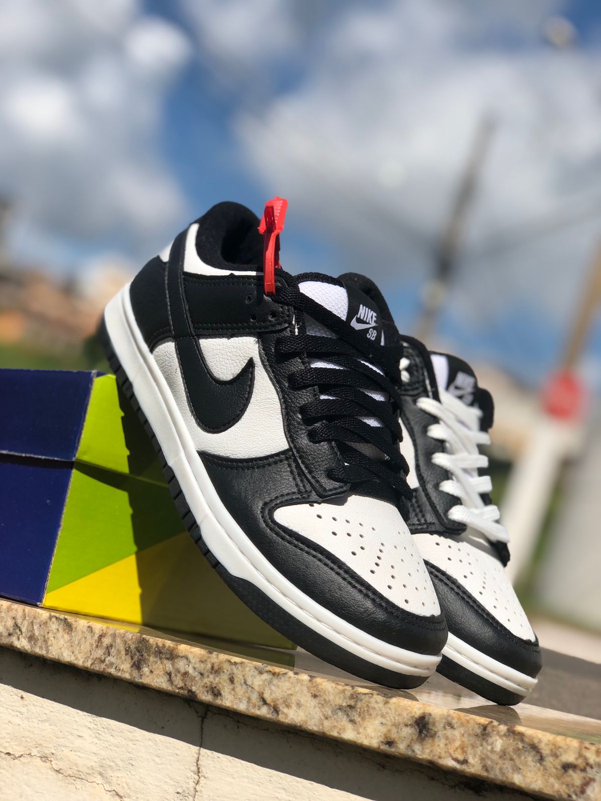 Sb Dunk Low Panda Preto e Branco