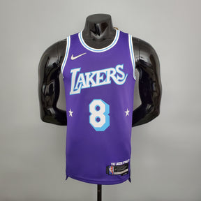Camisa NBA Lakers #8 Bryant City Edition Purple - 23/24