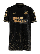 Camisa Botafogo Away  2024/25 s/n Torcedor Rebook Masculino - Preta e Dourada