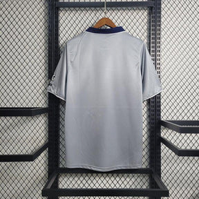 Camisa Retrô PSG Away Nike 2000/01 Masculino Cinza e Branco