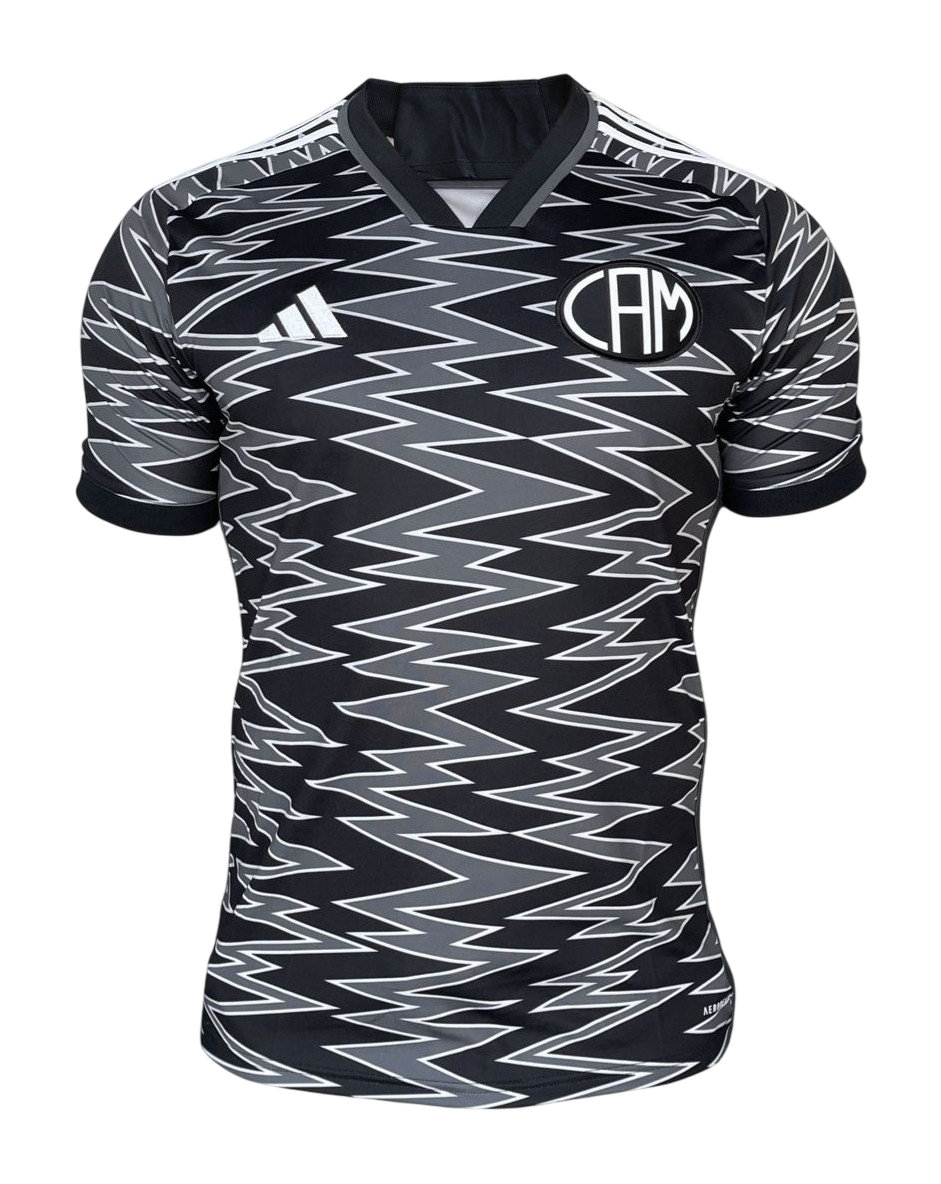 Camisa Atletico Mineiro 24/25 Third Adidas Torcedor - Preto e Cinza