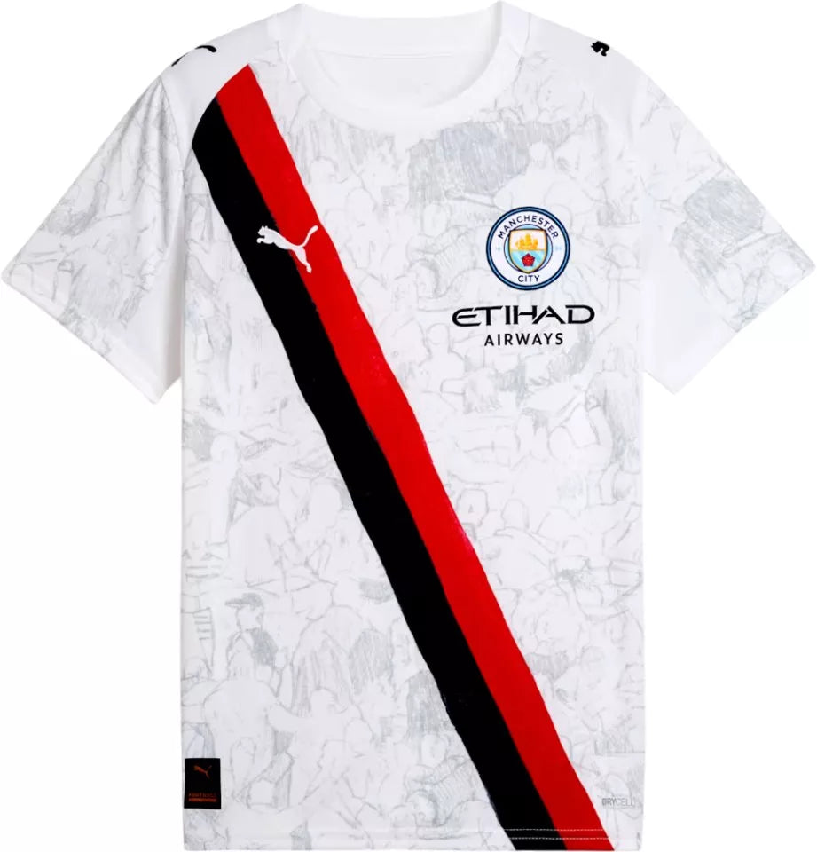 Camisa Manchester City Away 25/26 s/n° Torcedor Puma Masculina - Branco