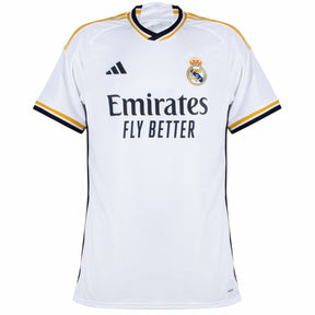 Camisa Real Madrid Home "MBAPPÉ 9" 2023/24 Torcedor Adidas - Branco
