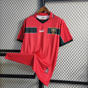Camisa Retrô Marrocos Home Puma 1998/99 Vermelho