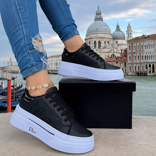 Nuevos Tenis DIOR Suela Alta para Mujer