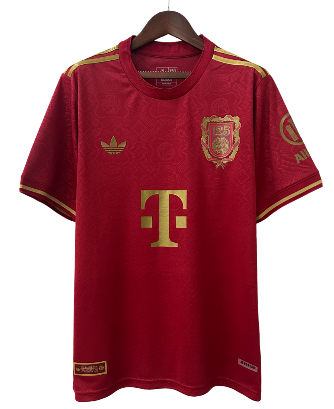 Camisa Bayern Munich Edição 125º aniversário 25/26 - Masculina Adidas - Vermelha