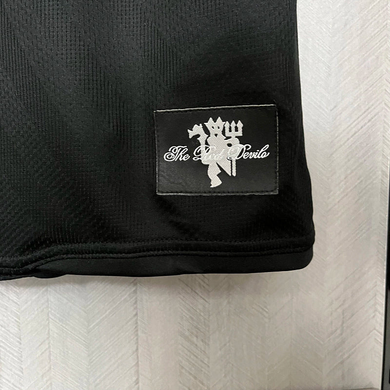 Camisa Retrô Manchester United III Third Nike 2007/08 Masculino Preta