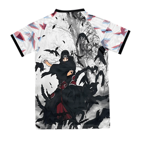 Camisa Japão Anime Itachi 24/25 - Torcedor Masculina - Branco com detalhes em Preto