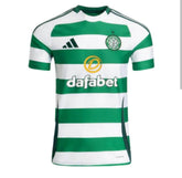 Camisa Celtic 24/25 Home Torcedor Adidas Masculina - Branca e Verde