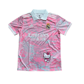 Camisa Real Madrid Hello Kitty 24/25 s/n° Torcedor Adidas Masculina - Rosa
