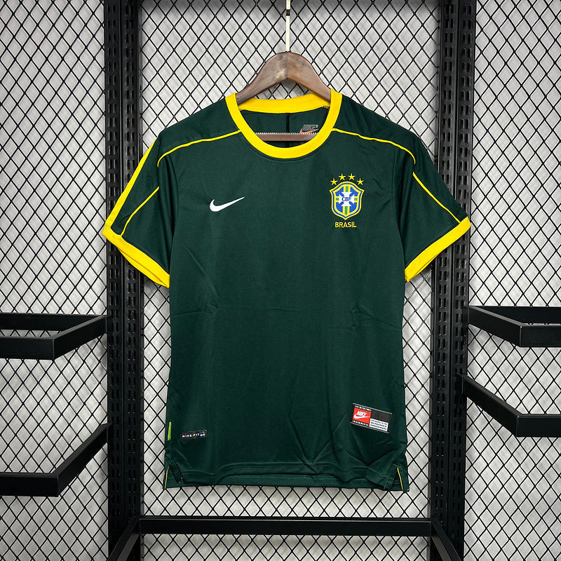 Camisa Brasil Goleiro Retro 1997/98 Verde