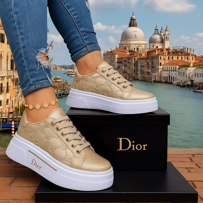 Nuevos Tenis DIOR Suela Alta para Mujer