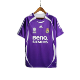 Camisa Real Madrid Away 2006/07 Adidas Retrô - Roxa
