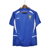 Camisa Retrô Brasil II Away Nike 2002/03 Masculino Azul